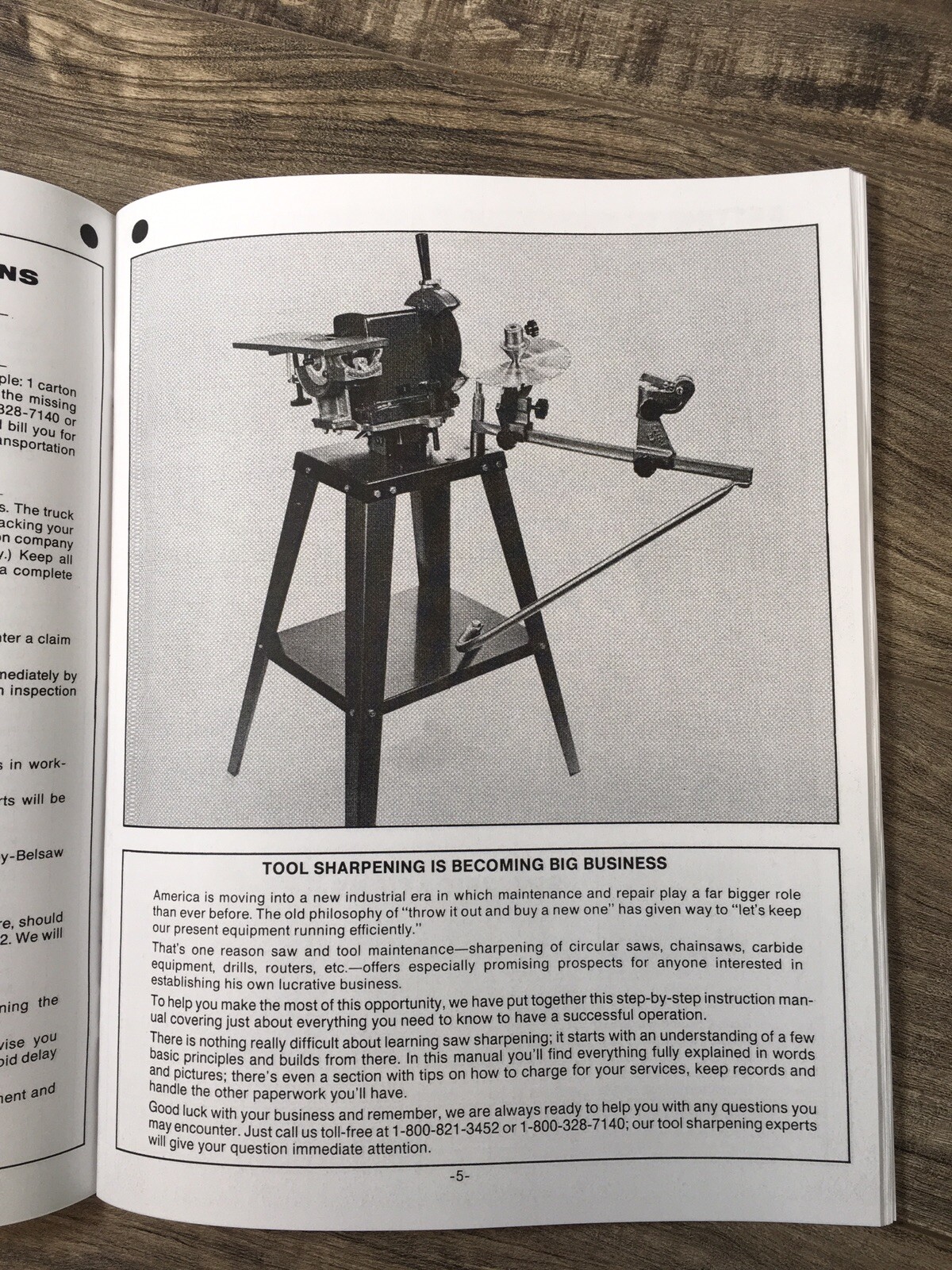 Foley Belsaw 1055 Sharp All Saw Tool Grinder Owner Operators Repair Parts Manual