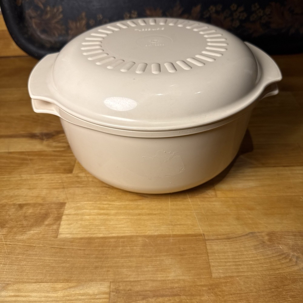 vintage Tupperware TupperWave Stack Cooker 2 Piece Set