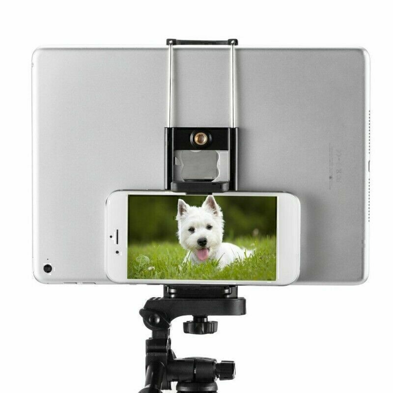 Universal Tripod Mount Holder Stand Bracket Adapter For Phone iPad iPhone Tablet
