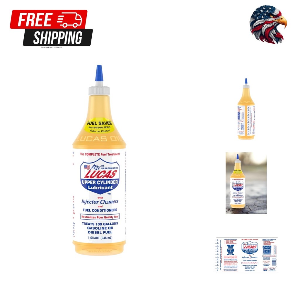Advanced Fuel Treatment - 1 Quart Bottle for Superior Engine Performance & MPG