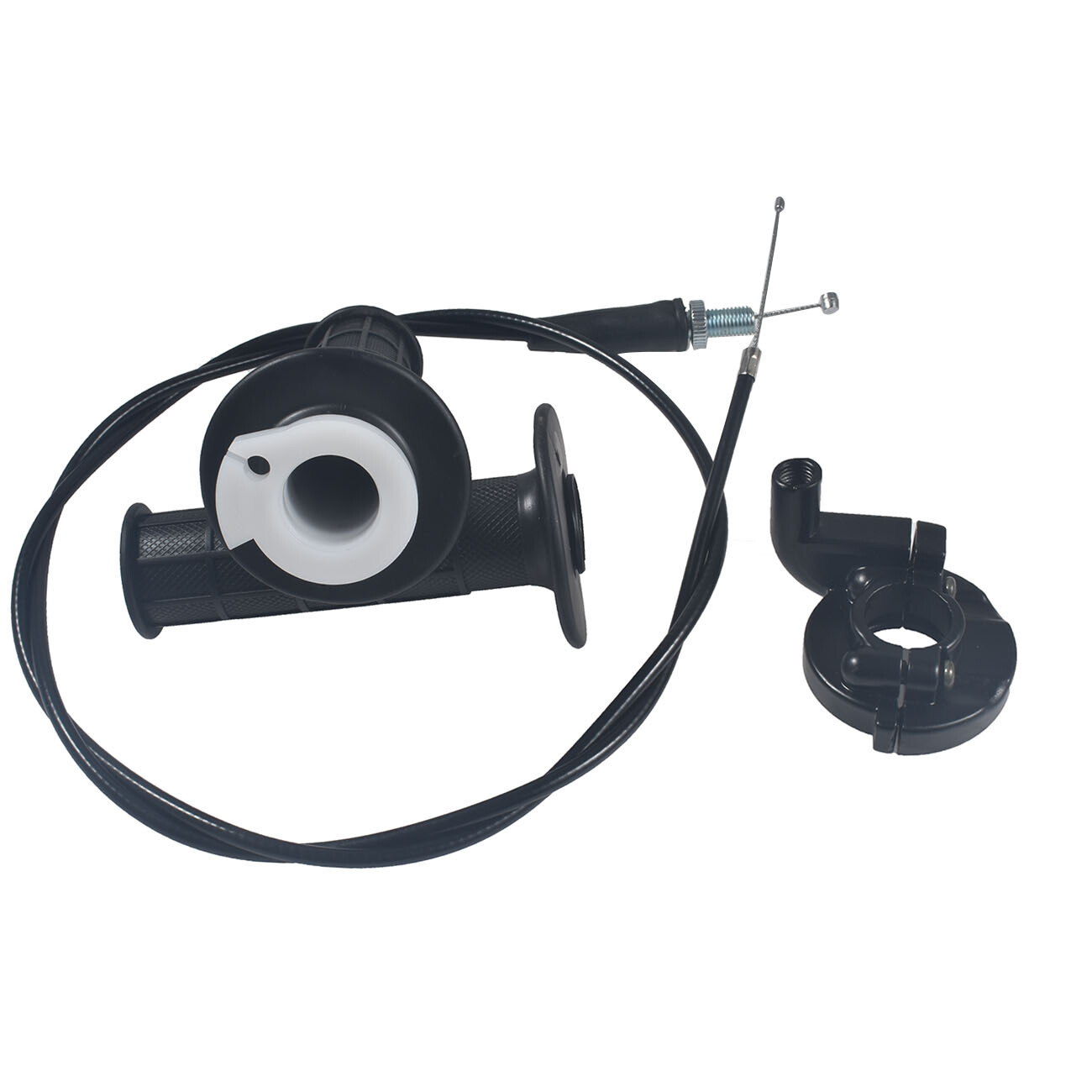 For Coleman CT200U Trail 200 Mini 196cc Bike Throttle Hand Grips Cable Clamp Kit