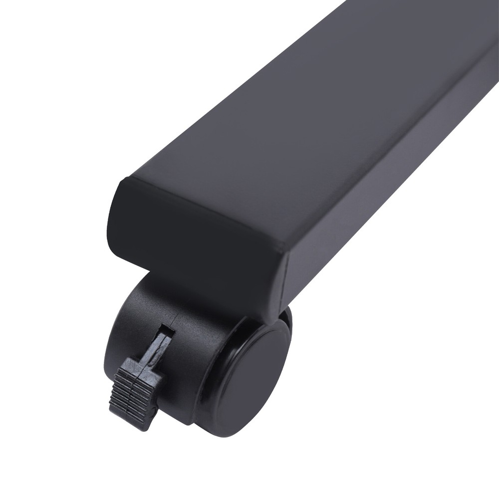 Rolling Laptop Stand Computer Desk Portable PC Bed Table Height Adjustable