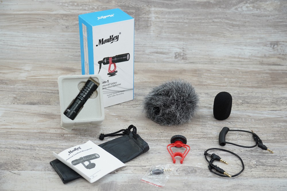 Moukey MCM-1 Video Microphone, Camera Microphone with Shock Mount,...