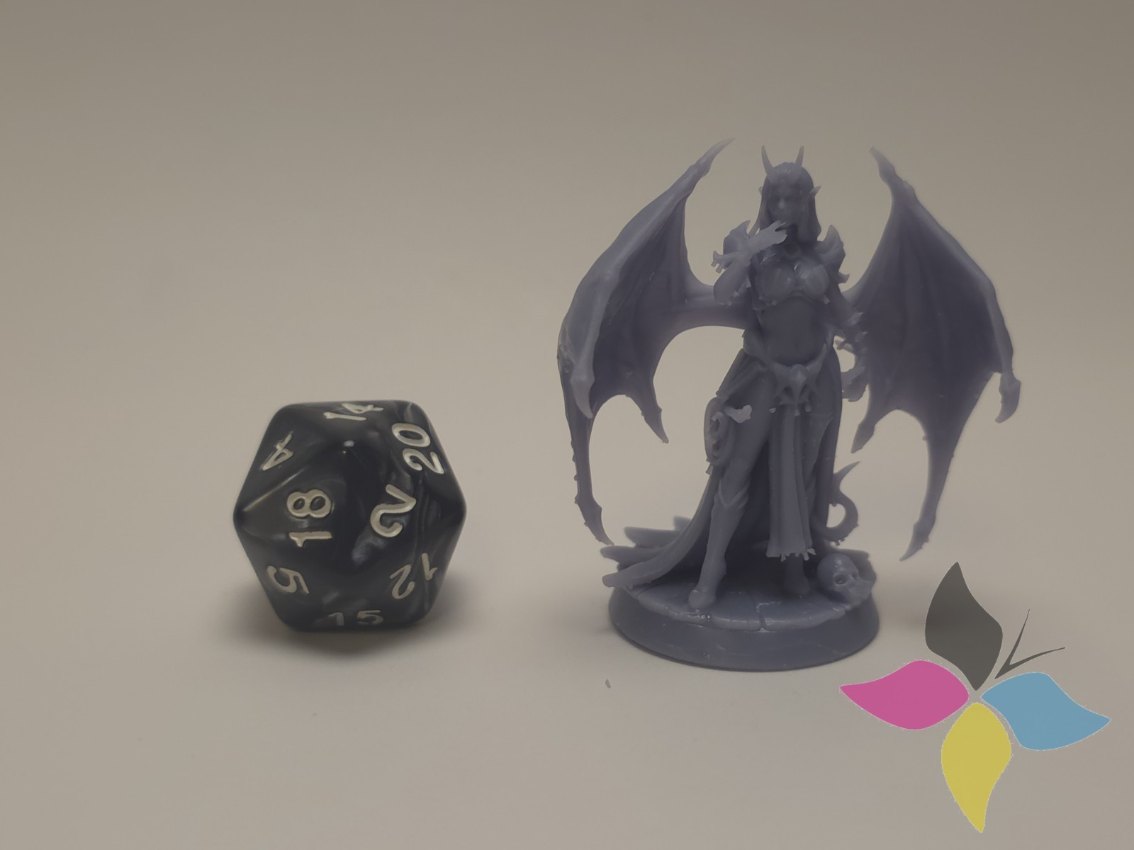 Succubus 01 Resin Miniature 3D Printed D&D Tabletop RPG Figure