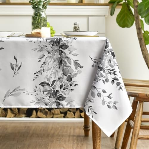 Spring Tablecloth 60×84 Inch Rectangular, 60" x 84" (Rectangular) Grey