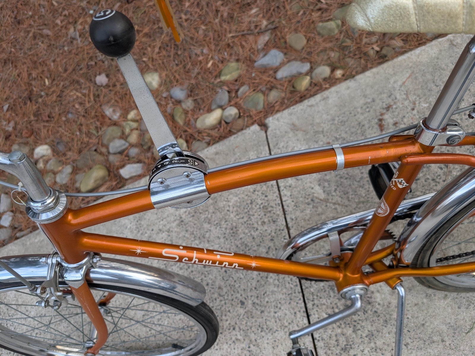 SCHWINN 1966 COPPERTONE Bicycle 5 speed FASTBACK STINGRAY 20 inch Bike ORIGINAL