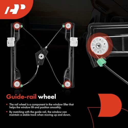 Front Left Driver Side Electric Power Window Regulator Without Motor