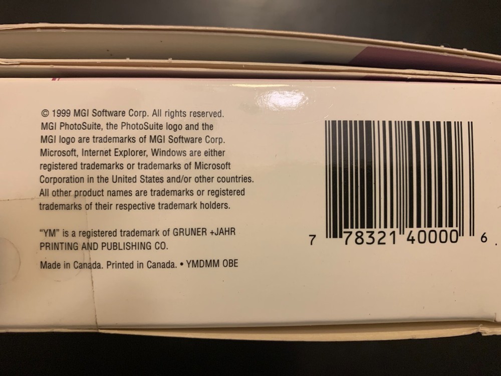 Young & Modern YM Digital Makeover Magic 1999 MGI Software For Windows 95/98