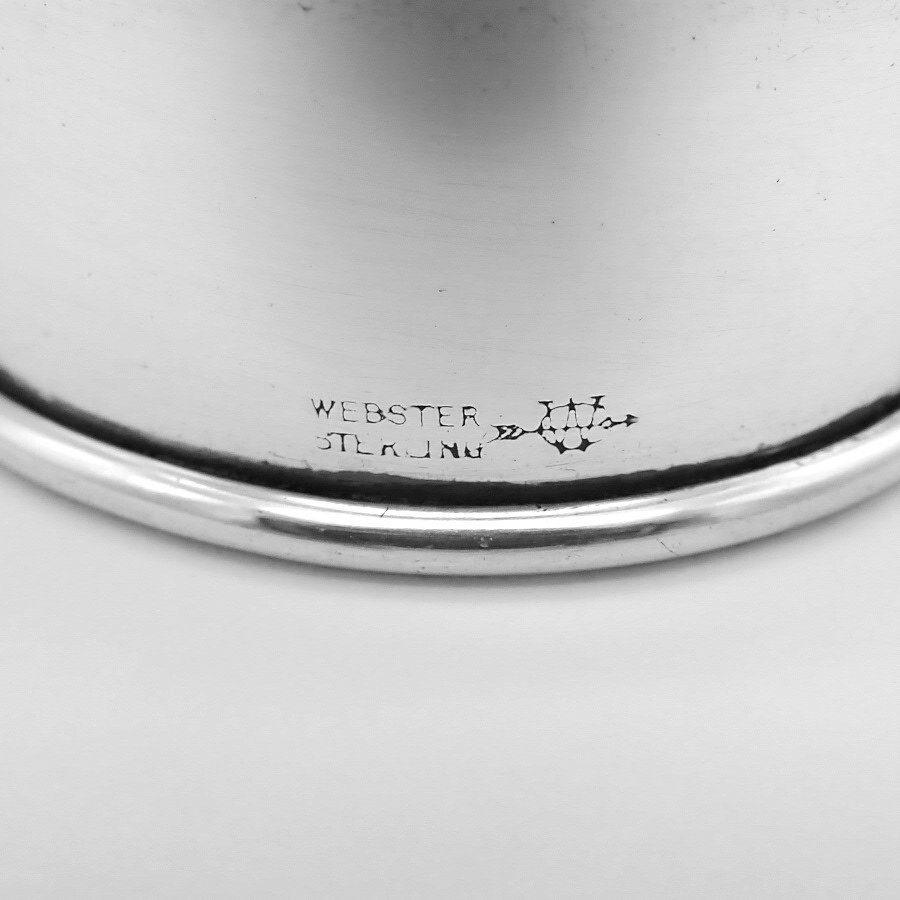 Engineer Officer Napkin Ring Webster Sterling Silver
