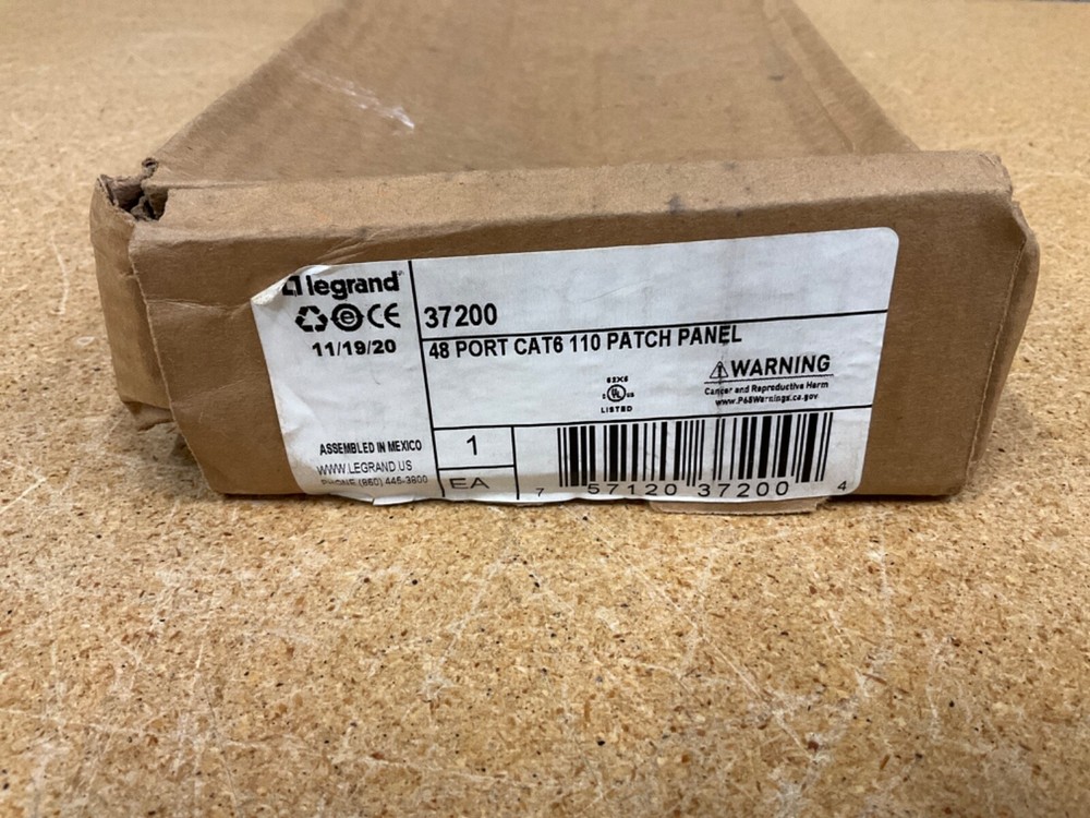 Legrand 48 Port Cat6 110 Type Patch Panel 37200 #2