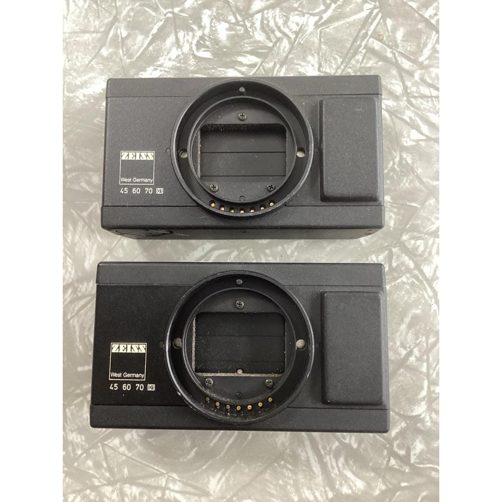 Pair Vintage Zeiss 45-60-70 01 Microscope Camera West Germany