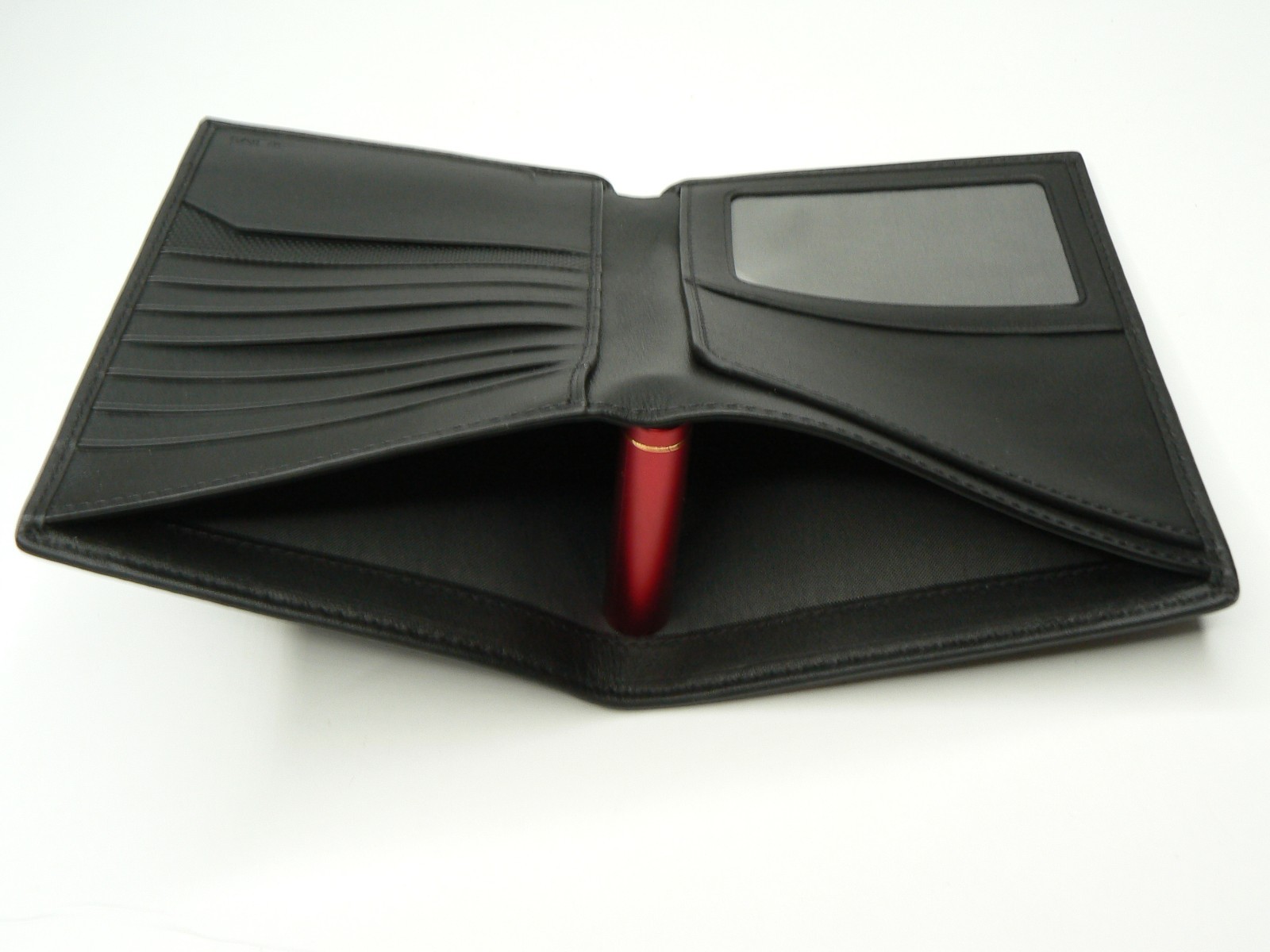 Tumi Passport Case Wallet ID & Card Holder Organizer Alpha Black Leather