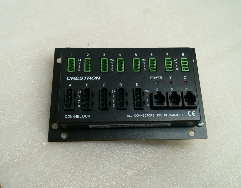 Crestron C2N-HBLOCK Multi-type 16 Port Cresnet Distribution Block