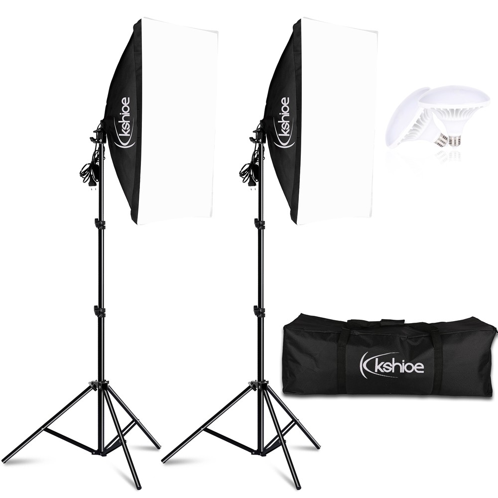 Softbox Lighting Kit, Photo Equipment Studio Soft box 20" x 27", with E27 Socket