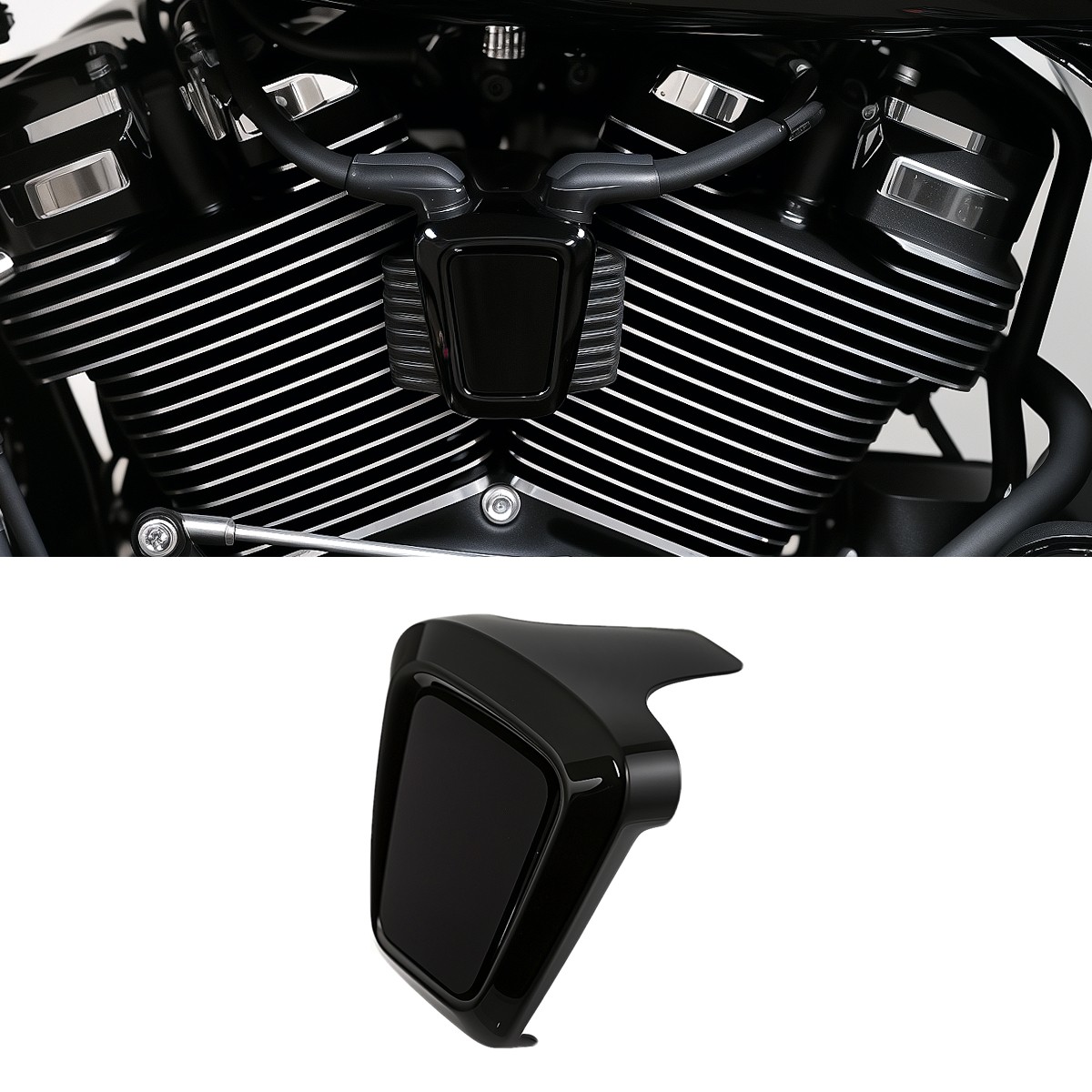 Gloss Black ABS Ignition Coil Cover For Harley Touring Road Glide 2024 FLHTRSE