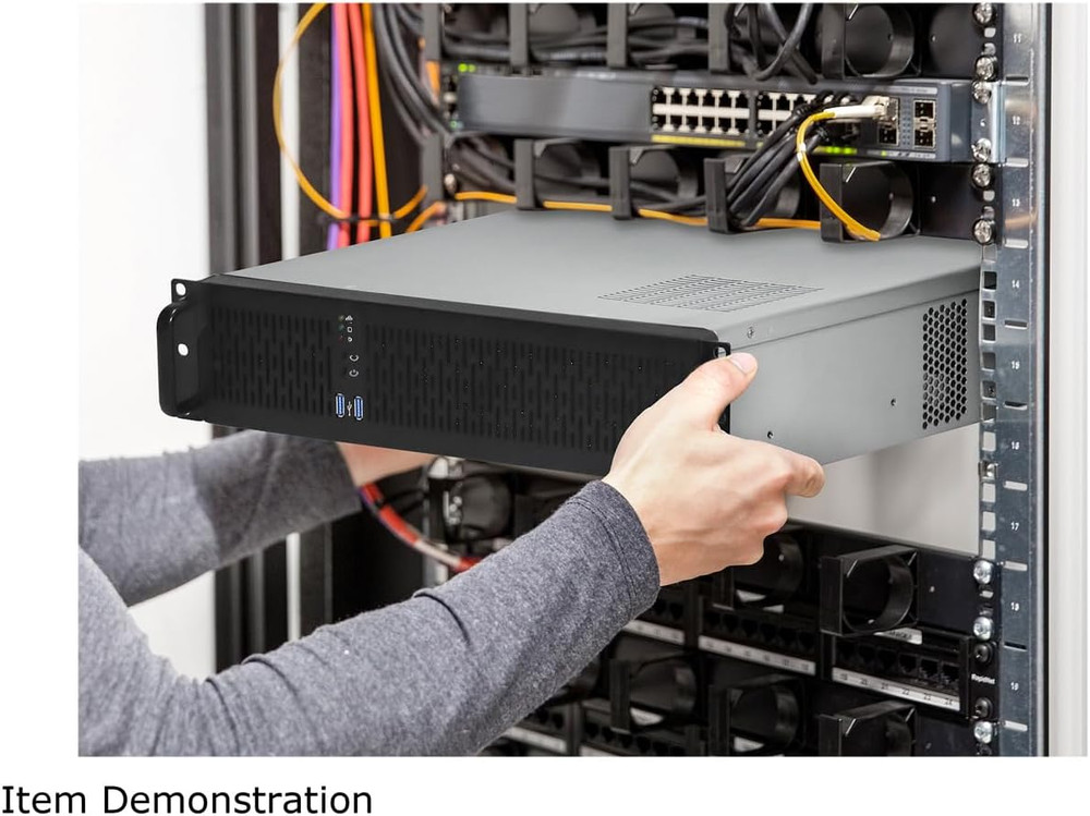2U Server Chassis Rackmount Case, 4X 3.5 Bays, 2X 2.5 Devices, ATX Compatible, u