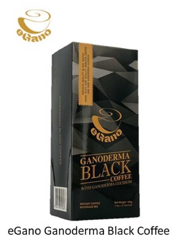 10 Box eGano Premium Ganoderma Black Coffee Exp 2025 Expedited