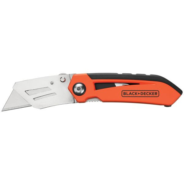 BLACK+DECKER Utility Knife With Blade Storage - BDHT10002
