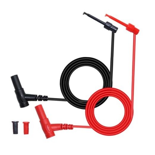 4mm Multimeter Test Leads, 1000V 10A Multimeter Probes, Copper Test Hooks