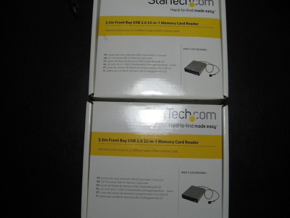 3.5" USB Card Reader/Writer Drive, Startech Brand, 2 Available