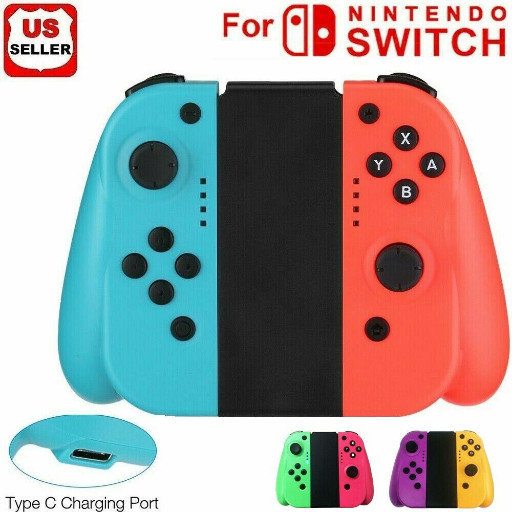 For Nintendo Switch /Switch Lite (L/R) Wireless Bluetooth Controllers With Grib