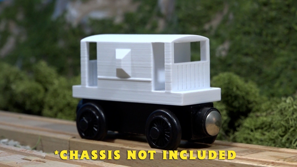 Custom Brake Van Thomas Wooden Railway 3D Printed