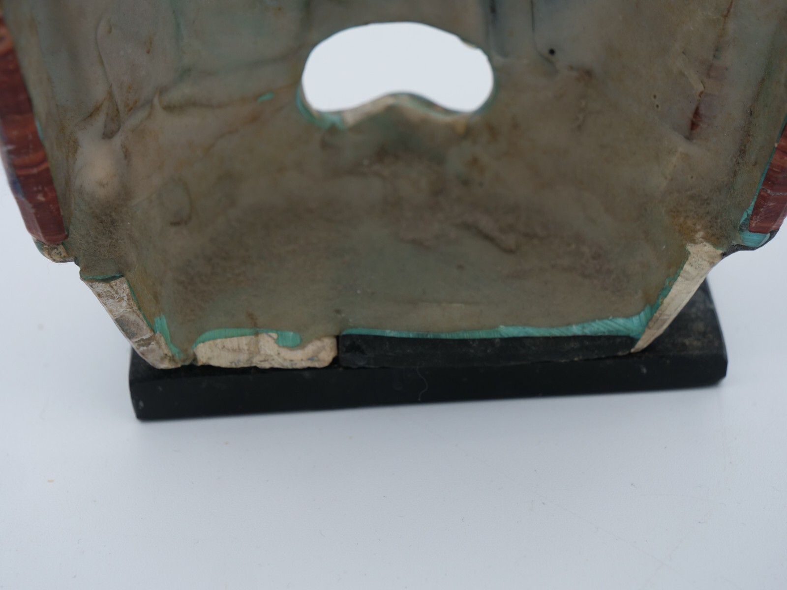 Mayan Aztec Inca Death Mask Mosaic Precious Stones Burial Folk Art Mexican 6"