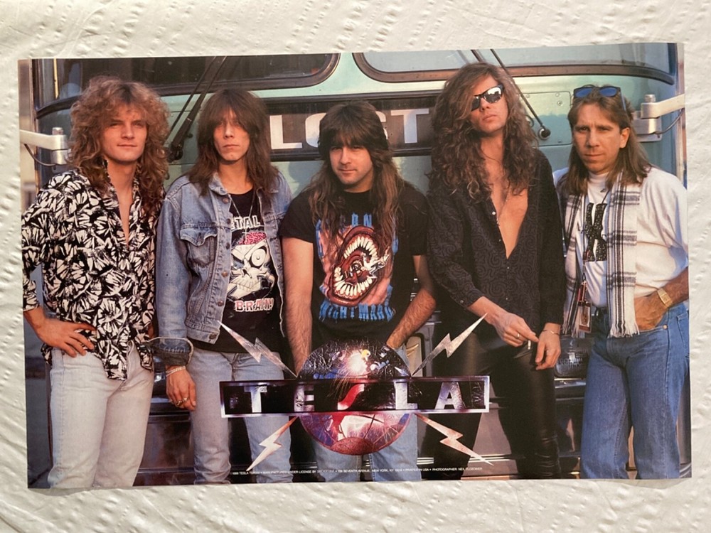 Tesla 1989 Poster Brockum