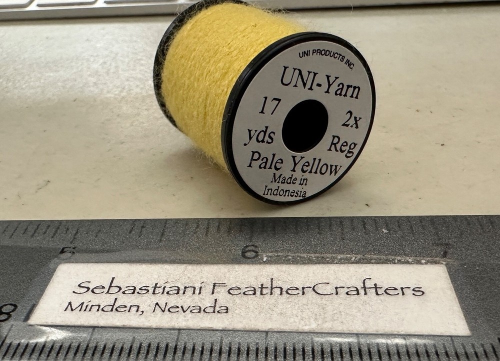 Uni Yarn 17 Yard Spool Pale Yellow