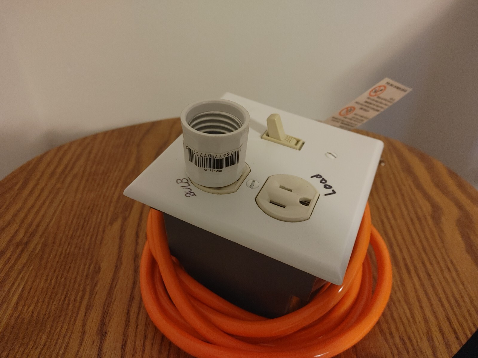 Dim Bulb Tester with 100W Bulb Current Limiter for Amplifiers Stereos Guitar Amp