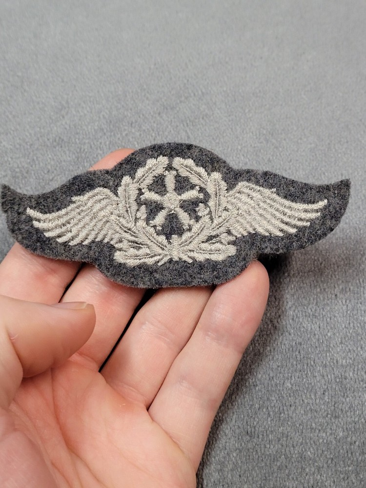 German WW2 Luftwaffe Flight Technical Personnel Mechanics Trade Patch Bring Back
