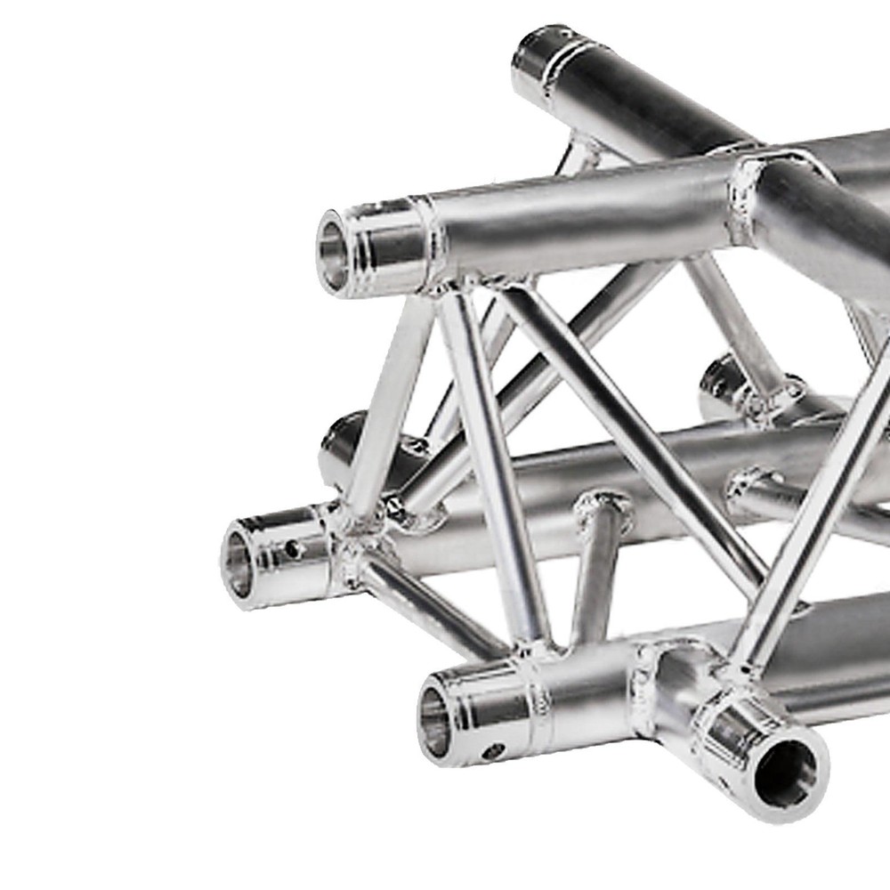 Global Truss TR4100-U/D 1.64Ft 4-Way Cross Junction Triangular Trussing Section