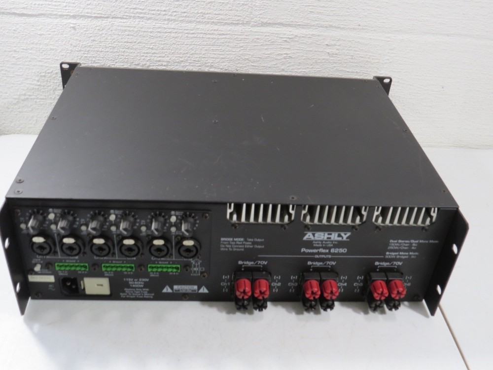 Ashly Powerflex 6250 Six Channel Amplifier