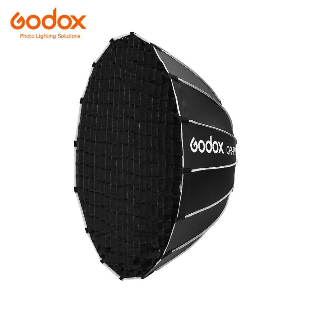 Godox QR-P90T 90cm Parabolic Softbox Quick Release Light Diffuser+Honeycomb Grid