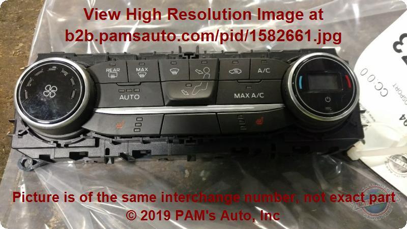 Used A/C Selector Switch fits: 2018 Ford Ecosport automatic temperature control