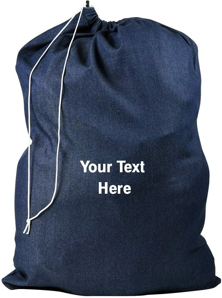 Gilbin Personalized Nylon Laundry Bag - Locking Drawstring Closure