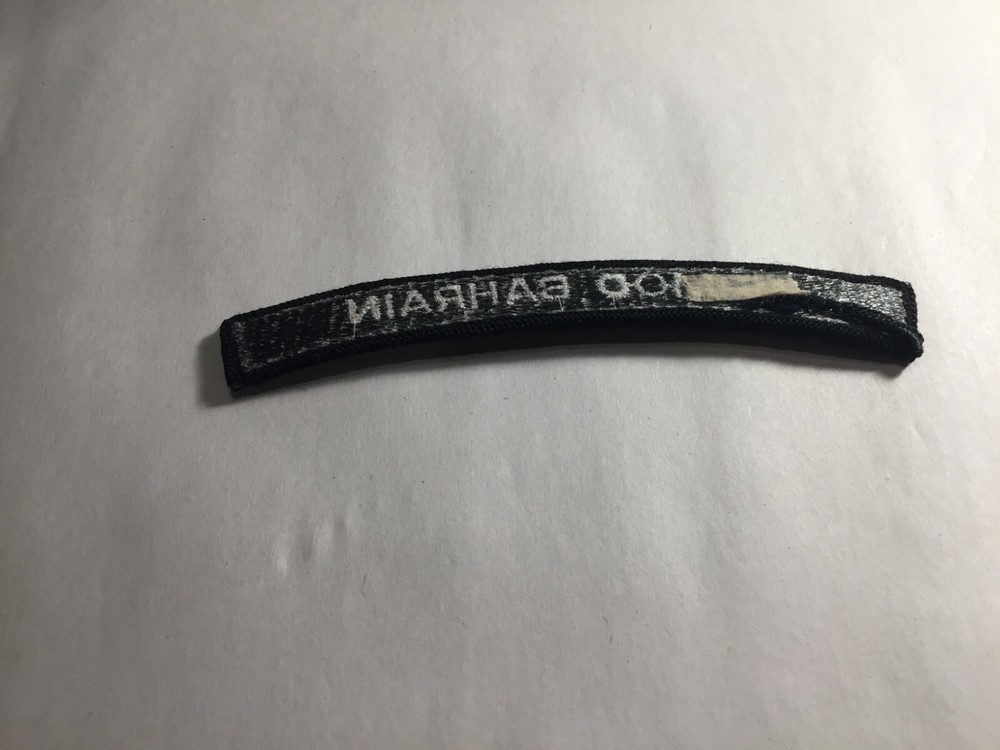 Npmod Bahrain -US Navy Ship Tab (sew on patch)