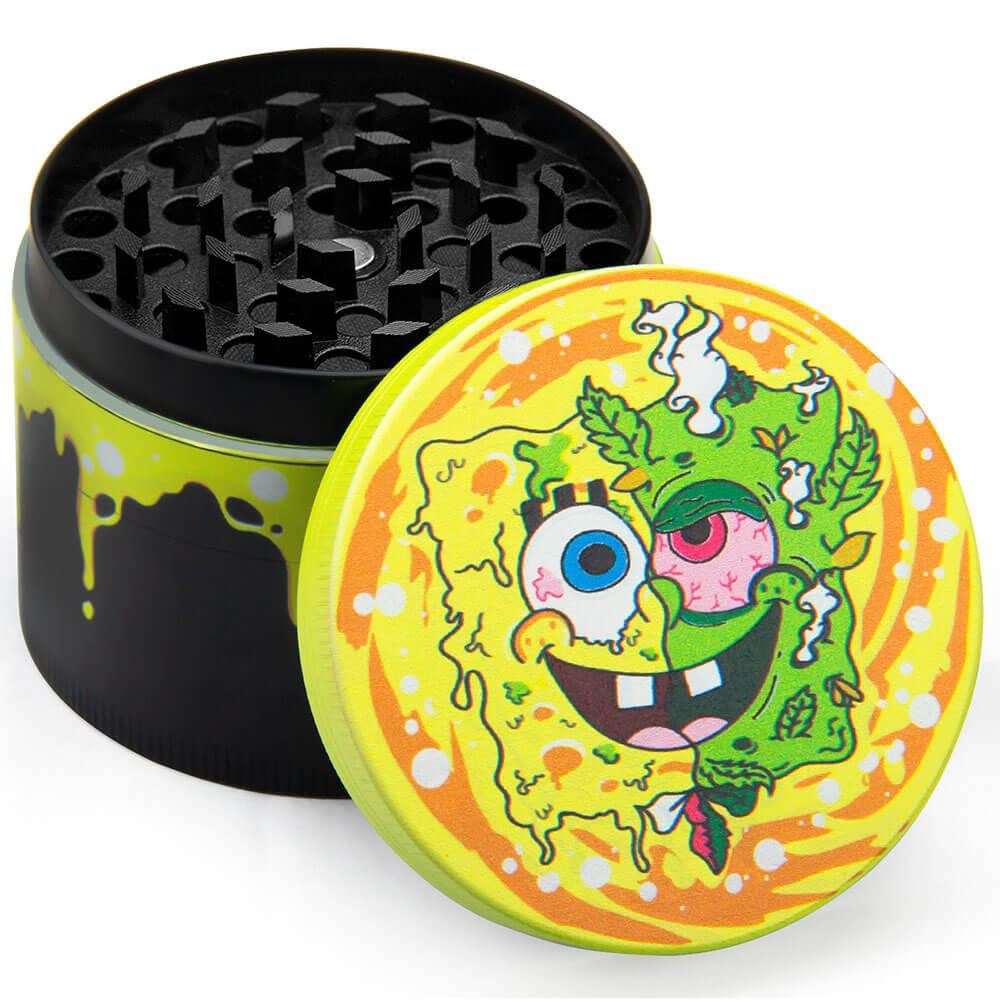 Spongebob Grinder Crusher 4-Layer50mm Herb & Tobacco Grinder Alloy Metal