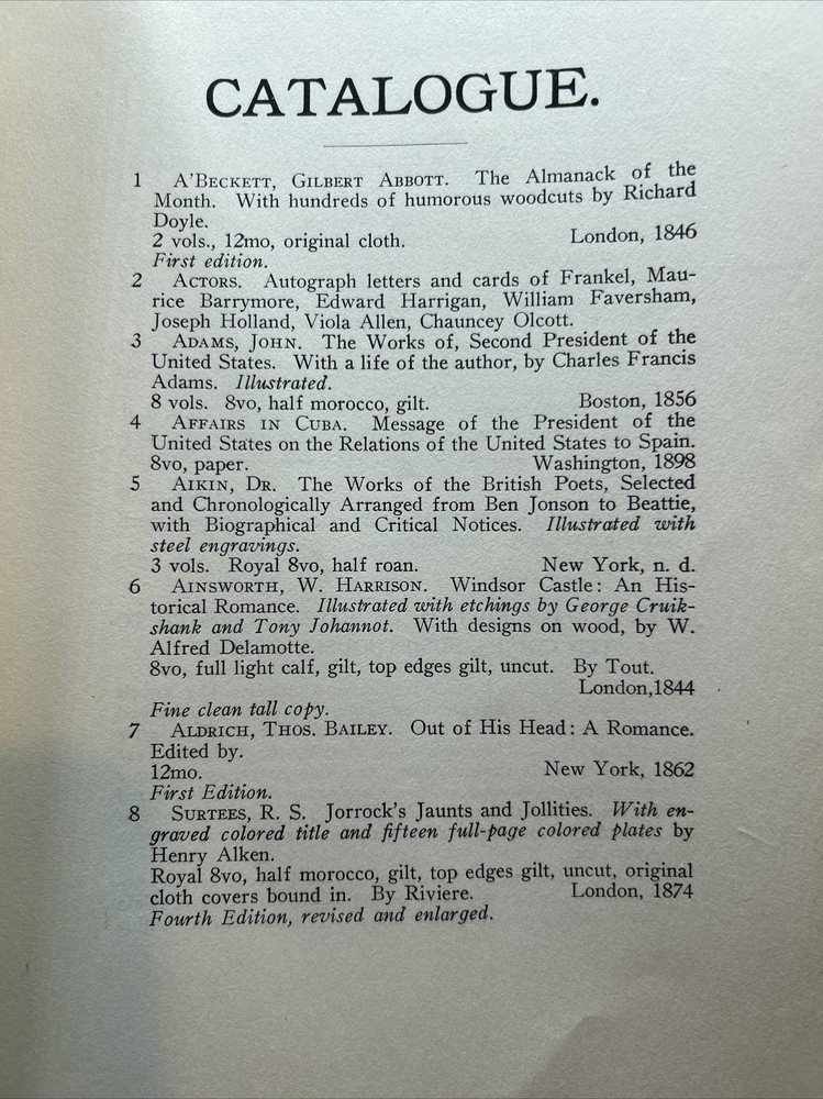 Henkels Catalog: Miscellaneous Books-June 10, 1919