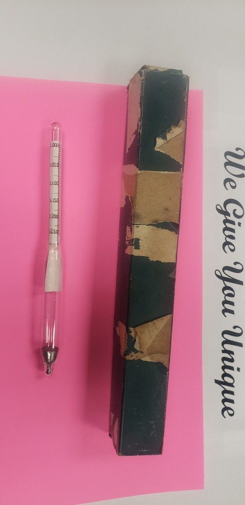 Vintage Specific Gravity Hydrometer Original Box