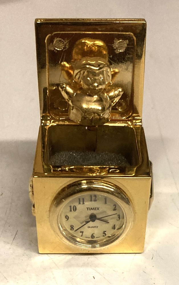 Jack in the Box/Miniature Clock Timex