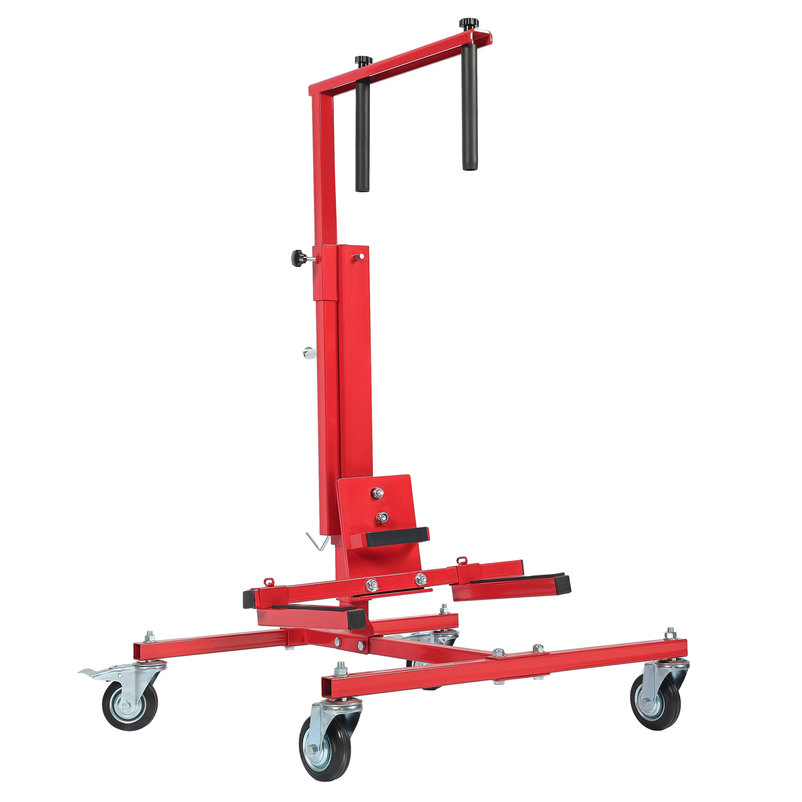 Mechanical Car Door Lift Jack Hydraulic Press and Bumper Handler Stand New Red