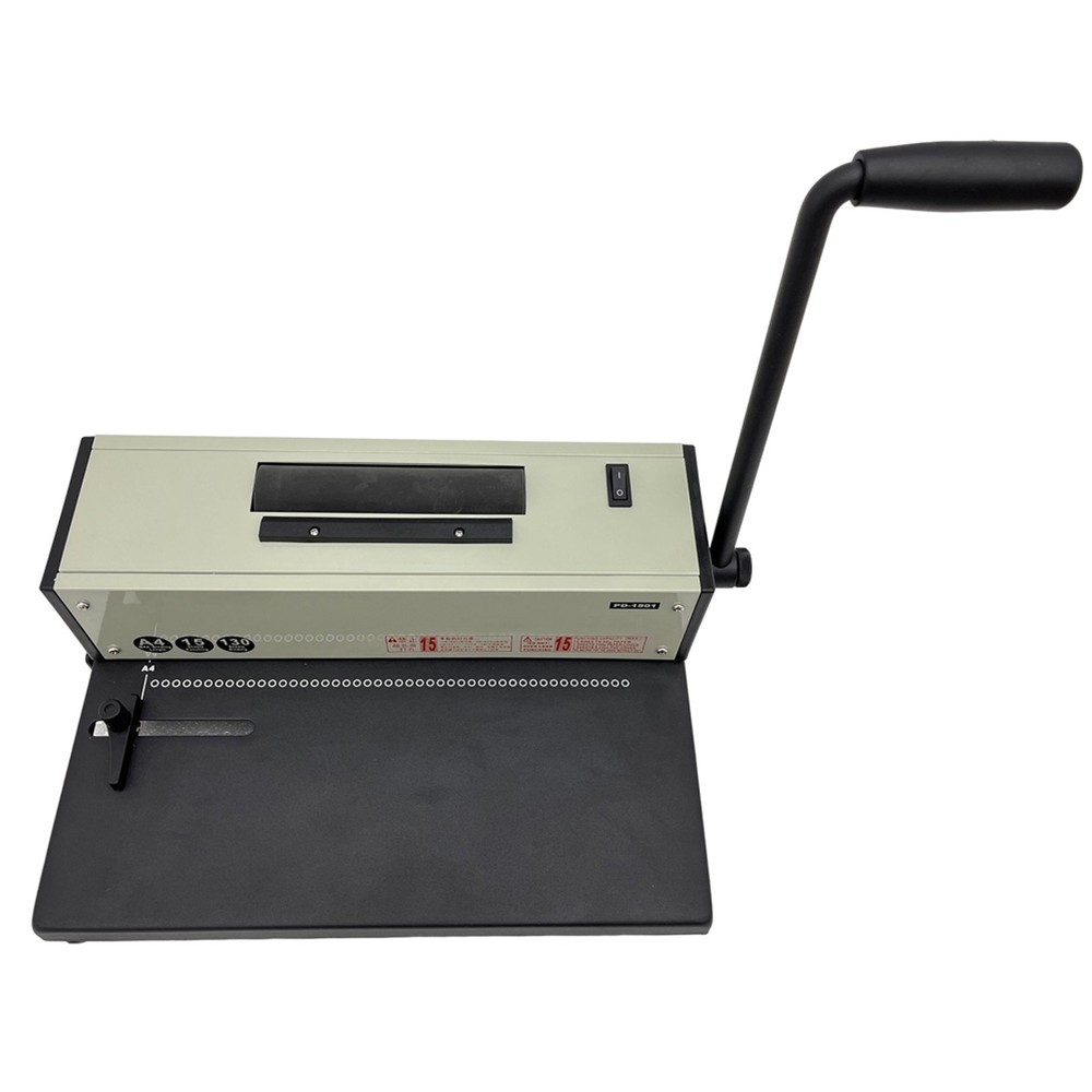 110V Electric Spirl Coil Binding Machine Desk Calendar Notebook Binding Machine