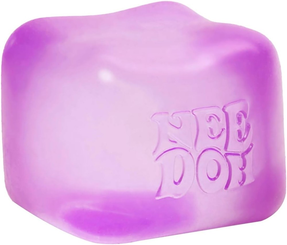 Schylling NeeDoh Nice Cube -Sensory Squeeze Toy with Super Solid Squish - 2.25"