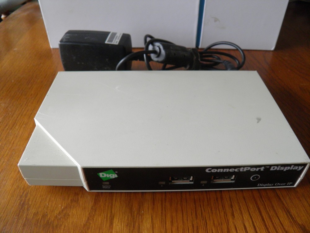 Digi ConnectPort Display - display over IP with power adapter - untested