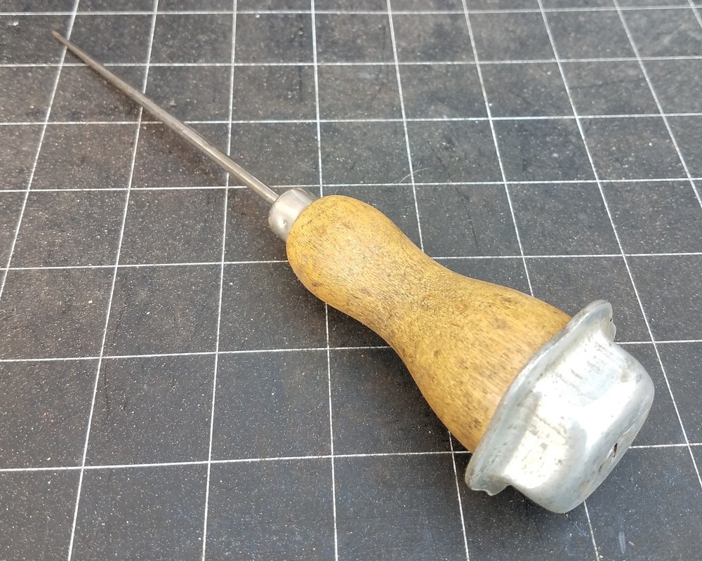 Vintage Rustic 8 Inch Ice Pick, Scratch Awl