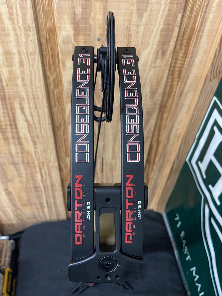 Darton Archery Consequence 31 60lb Flat Dark Earth Riser Black Limbs BRAND NEW