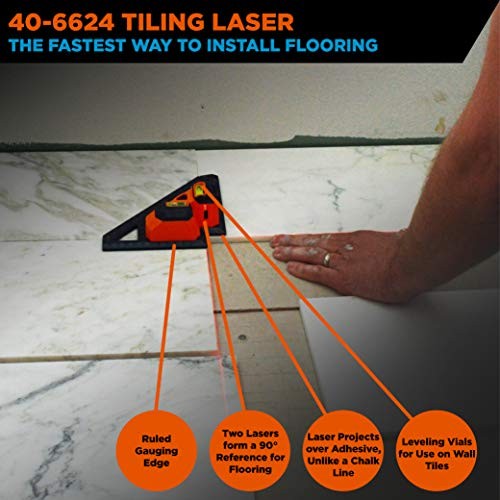 Johnson Level & Tool 40-6624 Tiling Laser, Red, 1 Laser 1-(Pack), Red