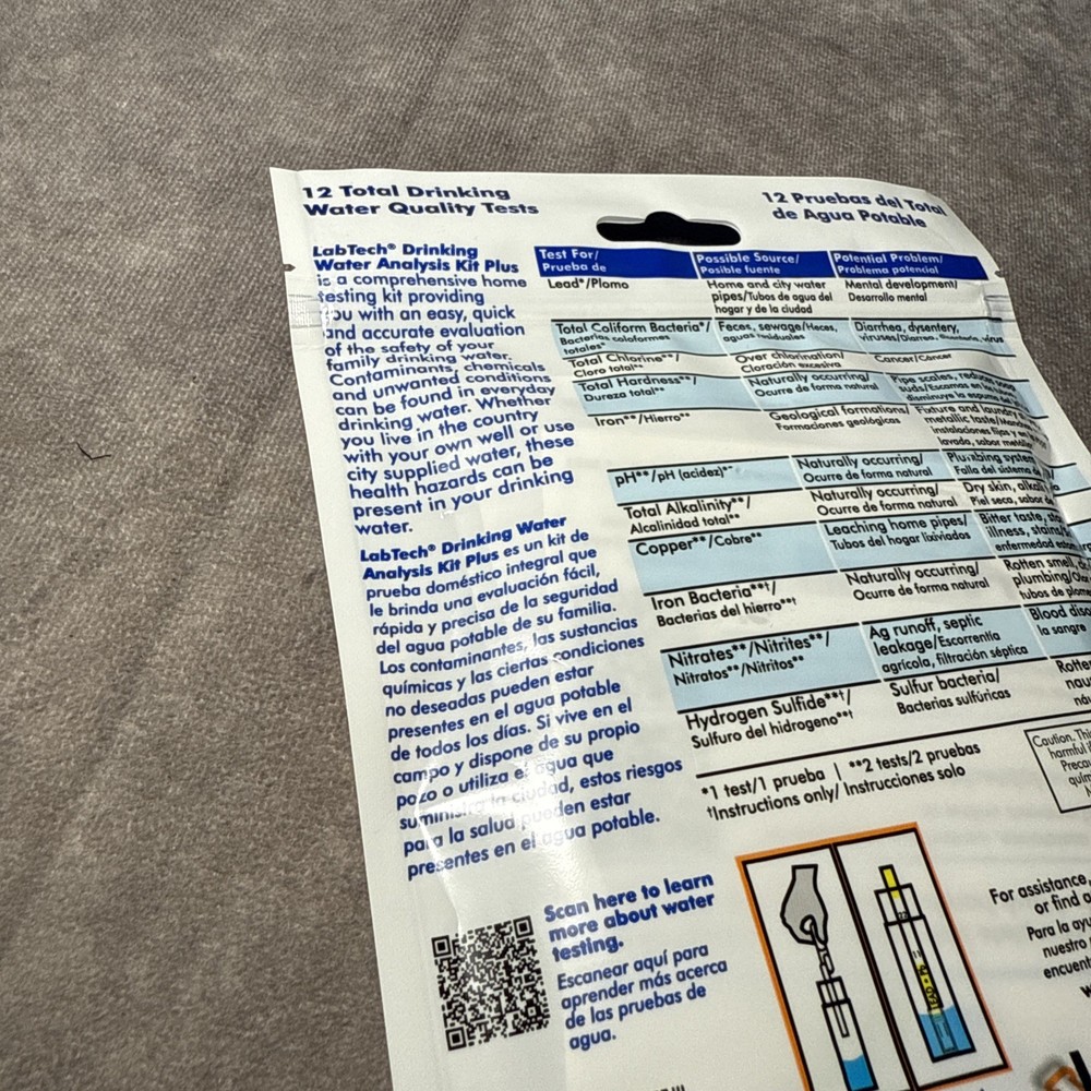 LabTech H2O OK Plus Complete Water Analysis Testing Kit 0150 LT5015 New