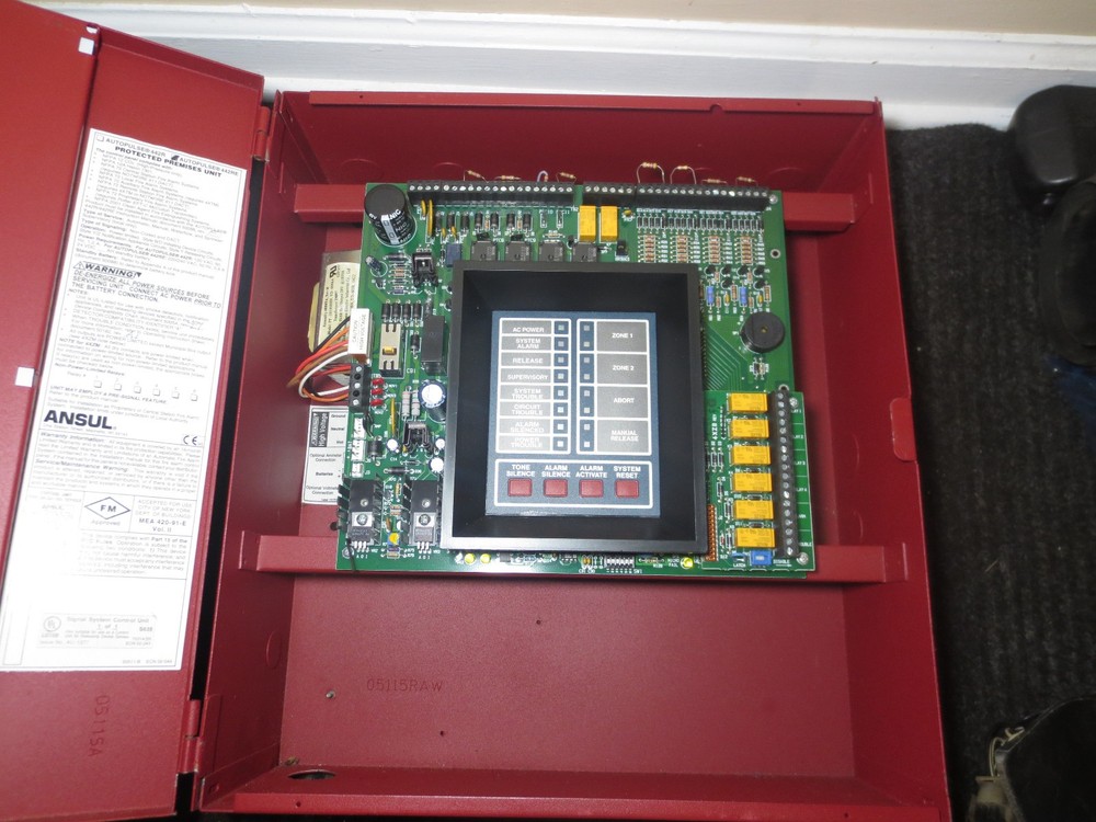 ANSUL 442R Fire Alarm Agent Release Panel Control Box AUTOPULSE 442R